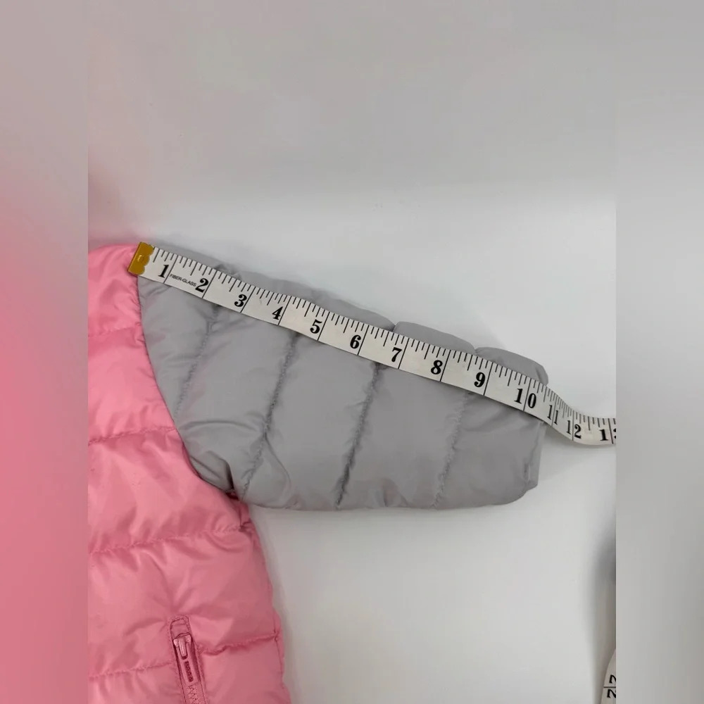 Adidas Girl Pink Puffer Jacket 9-12 Months - Picture 6 of 6